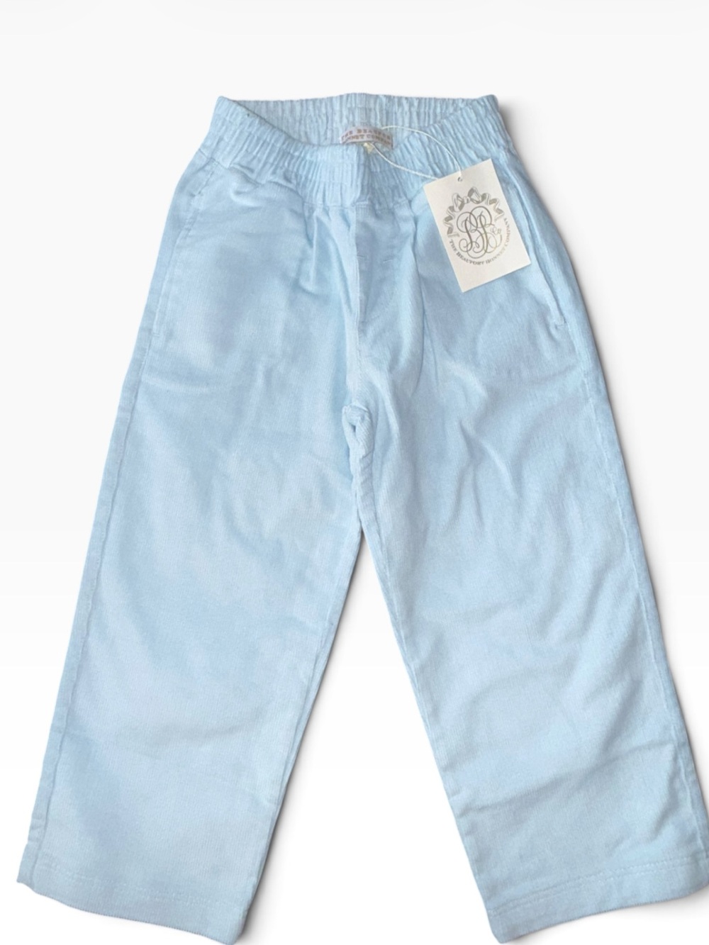 NWT Beaufort Bonnet Company Sheffield Corduroy Pants Buckhead Blue Boys 3T $52